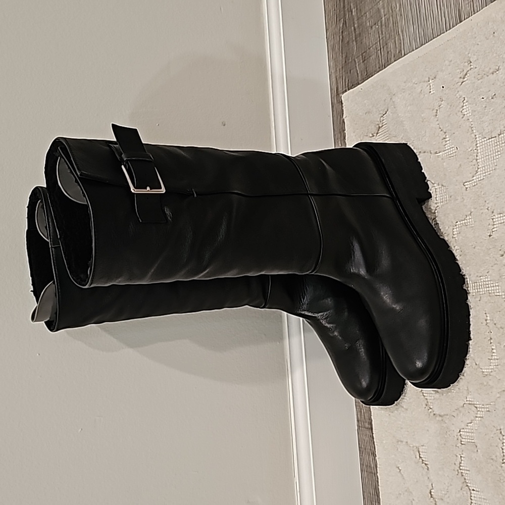 Neil J Rodgers womens combat boots size 38 insulated